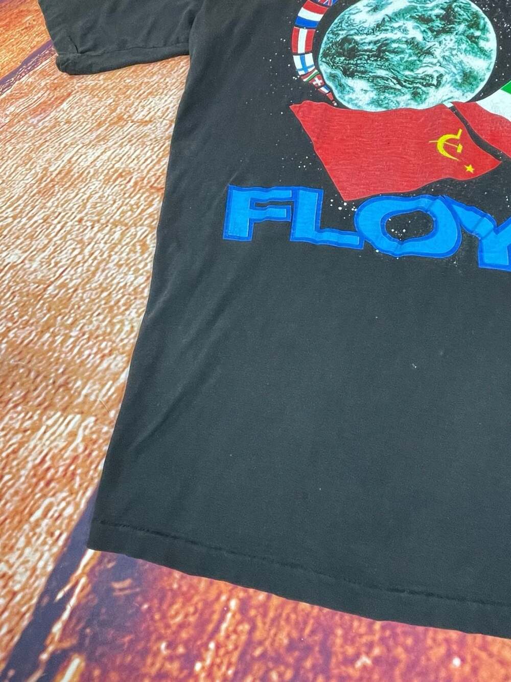 Vintage 1989 Pink Floyd World Tour T-Shirt Size XL Brockum - Picture 9 of 16